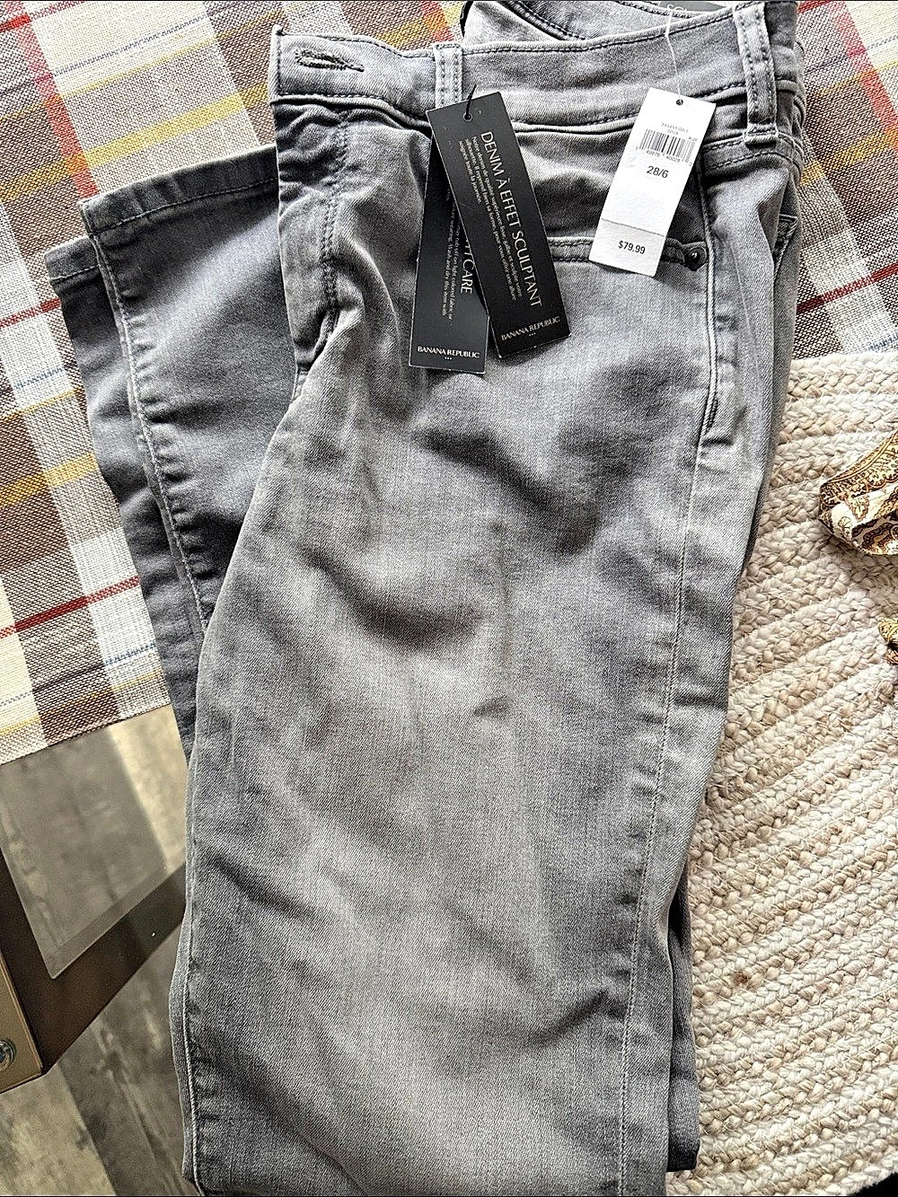 ZARA Gray Jeans Size 28/6 NWT